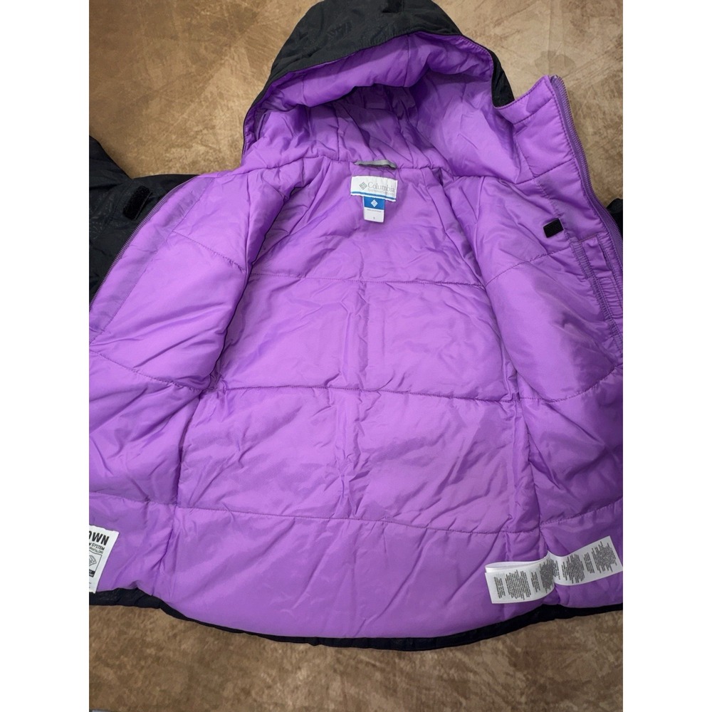 Columbia Hooded Puffer Jacket Unisex Full Zip Youth Small NWT - Picture 6 of 9